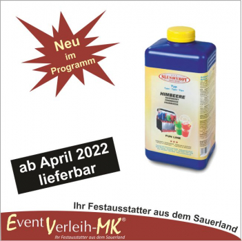 Zubehör - Slush-Sirup 1l - Blaue Himbeere - VERKAUFSWARE